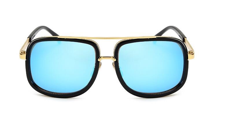 Flat Top Hot Square Sunglasses Men & Women Luxury Brand Design