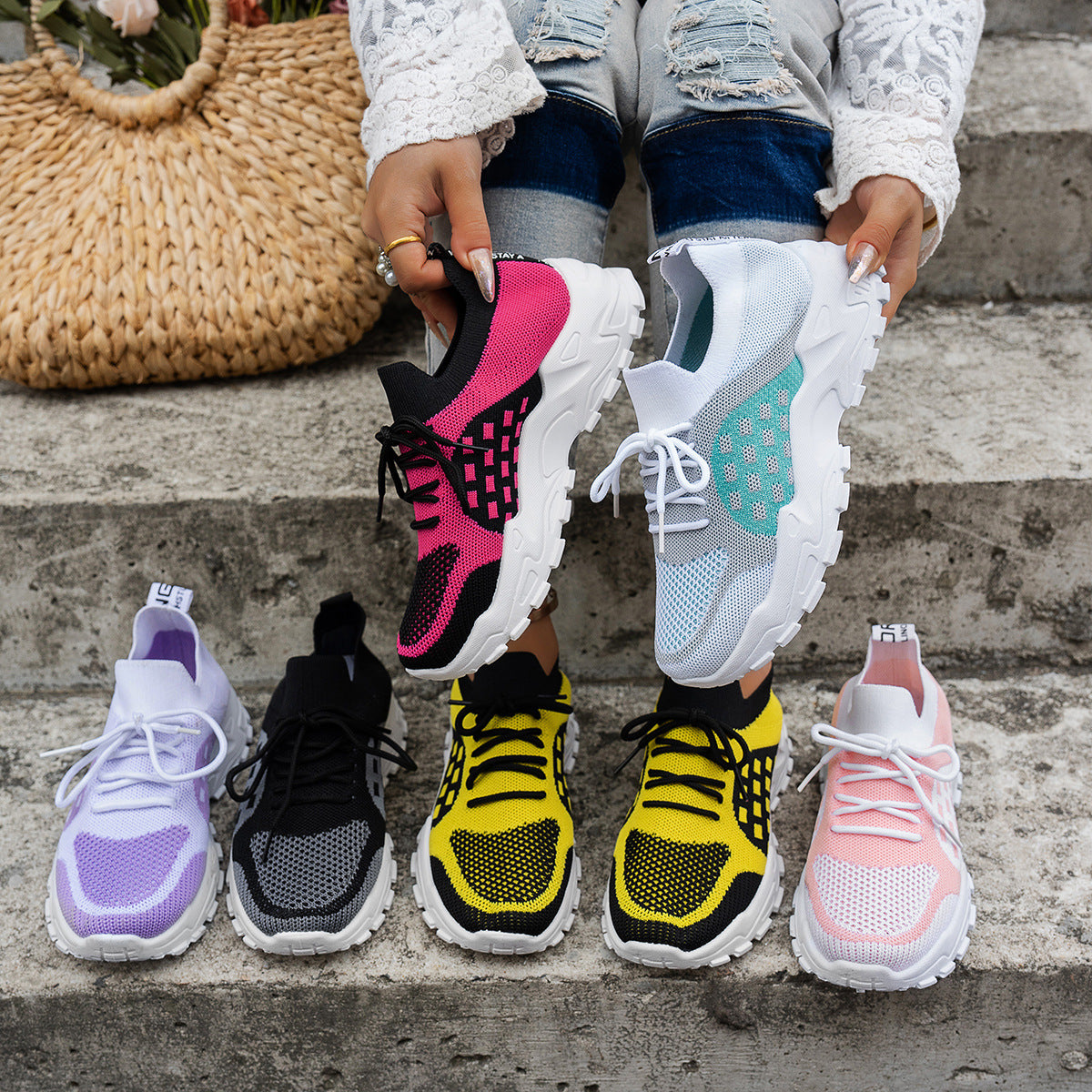 Fashion All-match Sneaker Platform Casual And Comfortable