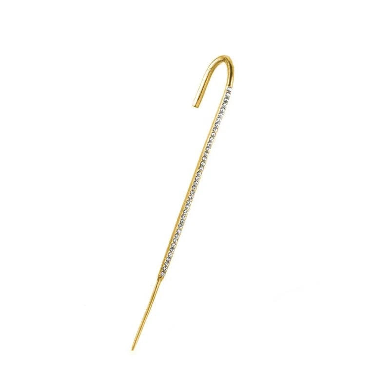 Glistening Ear Wrap Crawler Zircon Earrings Piercing Earrings Premium Earrings