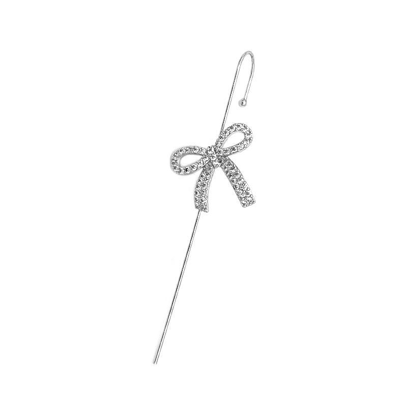 Glistening Ear Wrap Crawler Zircon Earrings Piercing Earrings Premium Earrings
