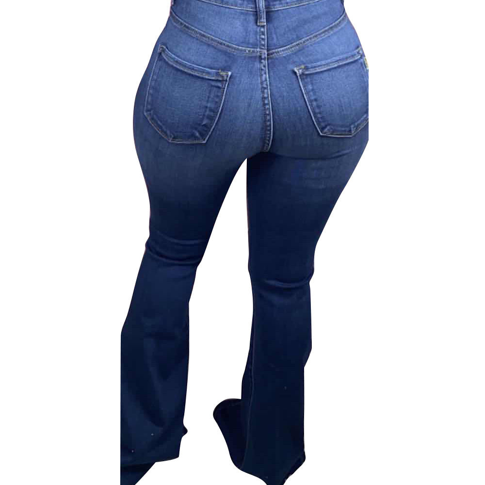 Fall Winter New Style Frayed Monkey Wash Jeans