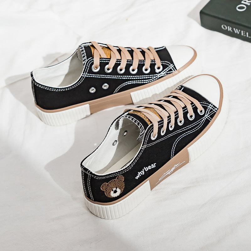 Bear Canvas Shoes For Women