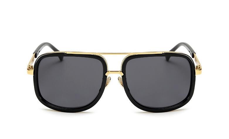 Flat Top Hot Square Sunglasses Men & Women Luxury Brand Design