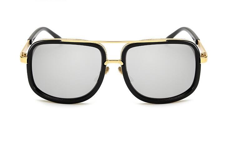 Flat Top Hot Square Sunglasses Men & Women Luxury Brand Design