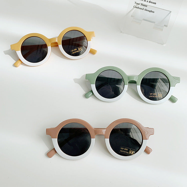 Children's Sunglasses Round Frame Sun Protection