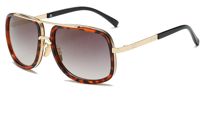 Flat Top Hot Square Sunglasses Men & Women Luxury Brand Design