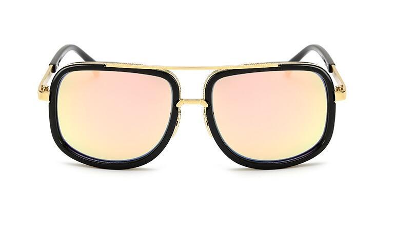Flat Top Hot Square Sunglasses Men & Women Luxury Brand Design