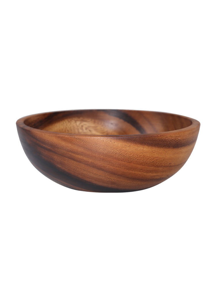 Kitchen Natural Wooden Bowl - Fruit Bowl, Salad Bowl , Food Container.