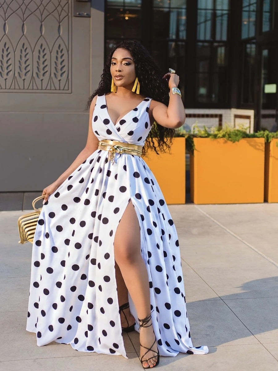 Sexy Dresses Plus Size Forked Club Dresses
