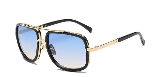 Flat Top Hot Square Sunglasses Men & Women Luxury Brand Design