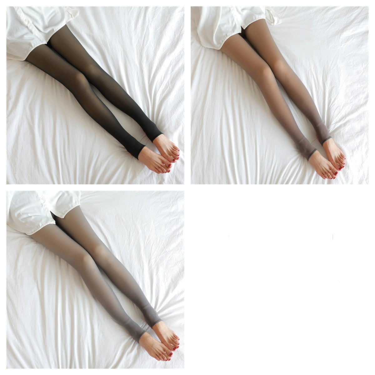 Fall And Winter Warm Fleece Pantyhose :Fleece Lined Thermal Winter Tights