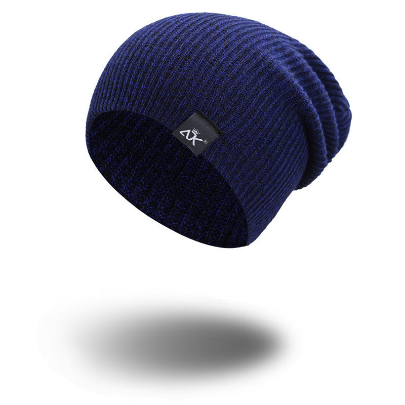Fashionable Knitted Beanie, Winter Wool Elastic Hat