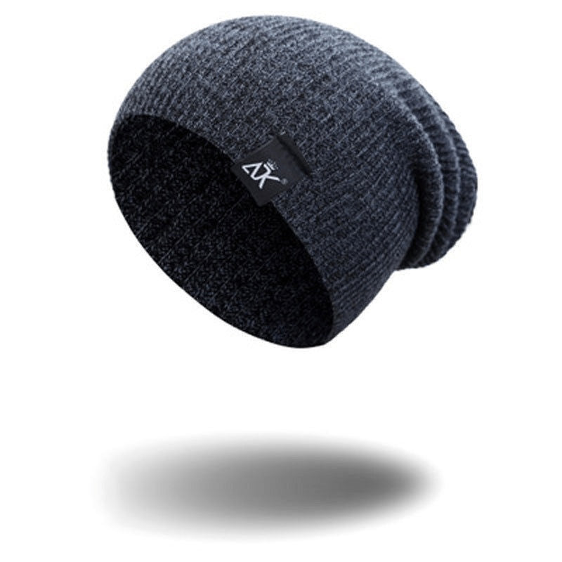 Fashionable Knitted Beanie, Winter Wool Elastic Hat