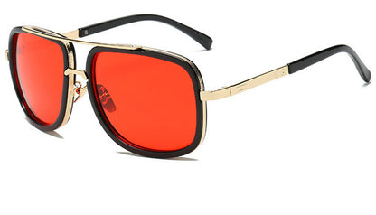 Flat Top Hot Square Sunglasses Men & Women Luxury Brand Design