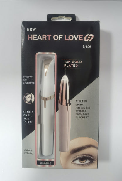 Mini Electric Eyebrow and Hair Remover with LED Light