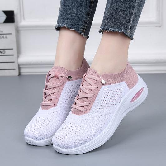 Breathable Mesh Surface Air Rocking Shoes