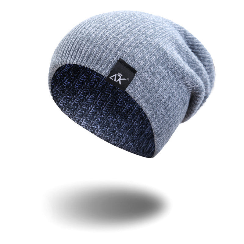 Fashionable Knitted Beanie, Winter Wool Elastic Hat