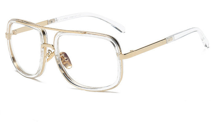 Flat Top Hot Square Sunglasses Men & Women Luxury Brand Design