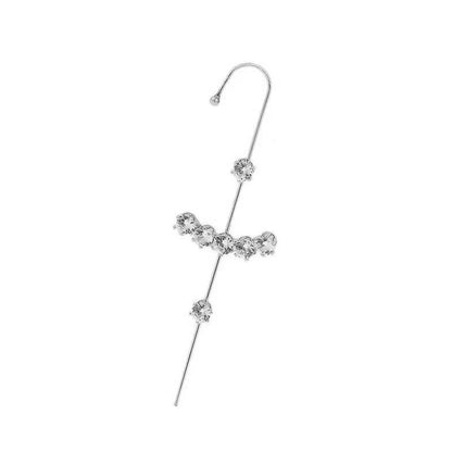 Glistening Ear Wrap Crawler Zircon Earrings Piercing Earrings Premium Earrings