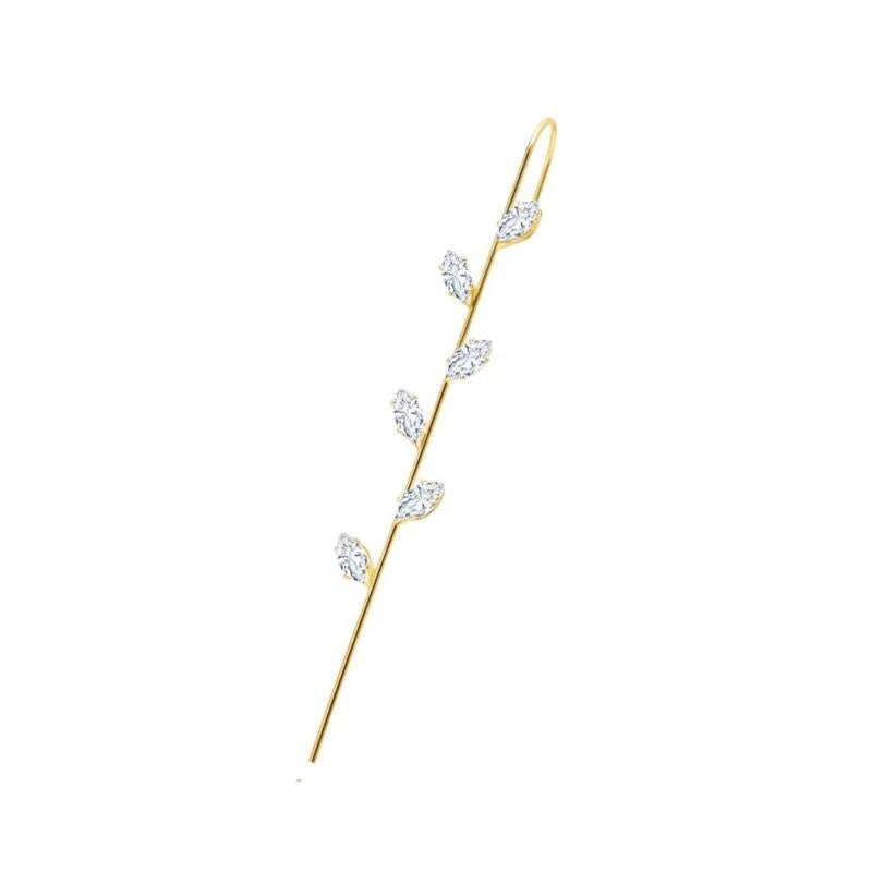 Glistening Ear Wrap Crawler Zircon Earrings Piercing Earrings Premium Earrings