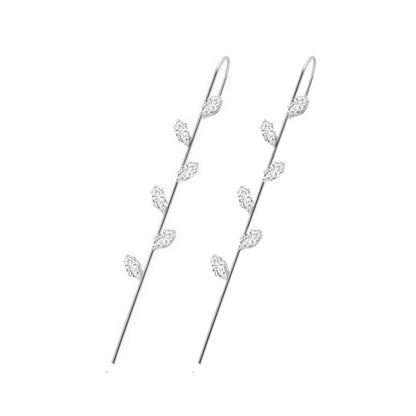 Glistening Ear Wrap Crawler Zircon Earrings Piercing Earrings Premium Earrings