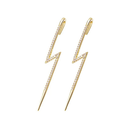 Glistening Ear Wrap Crawler Zircon Earrings Piercing Earrings Premium Earrings