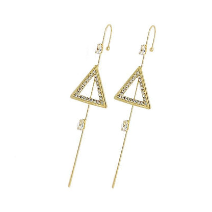 Glistening Ear Wrap Crawler Zircon Earrings Piercing Earrings Premium Earrings