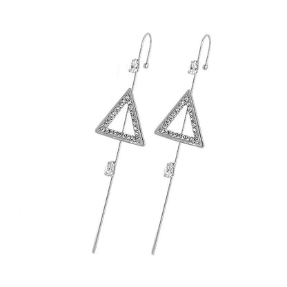 Glistening Ear Wrap Crawler Zircon Earrings Piercing Earrings Premium Earrings