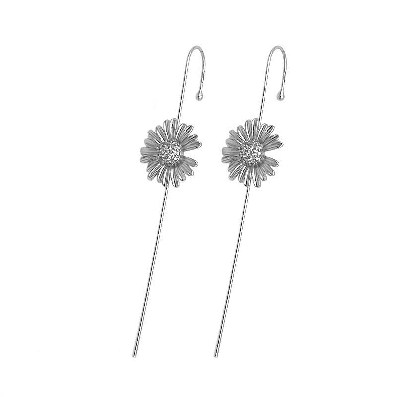 Glistening Ear Wrap Crawler Zircon Earrings Piercing Earrings Premium Earrings
