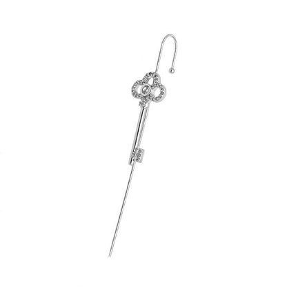 Glistening Ear Wrap Crawler Zircon Earrings Piercing Earrings Premium Earrings