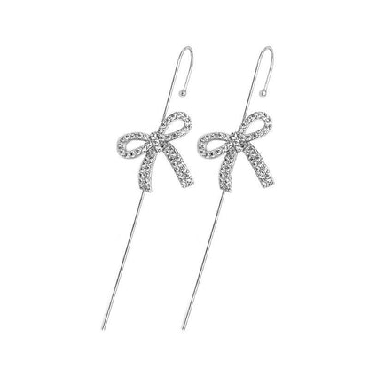 Glistening Ear Wrap Crawler Zircon Earrings Piercing Earrings Premium Earrings