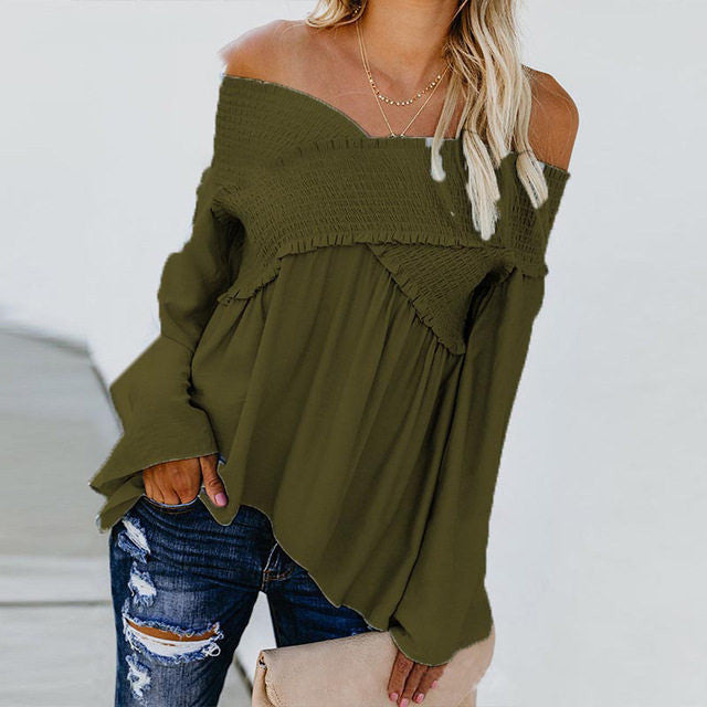 Women Sexy Off Shoulder Shirts