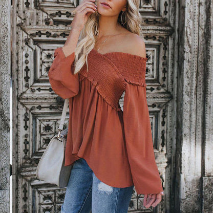 Women Sexy Off Shoulder Shirts
