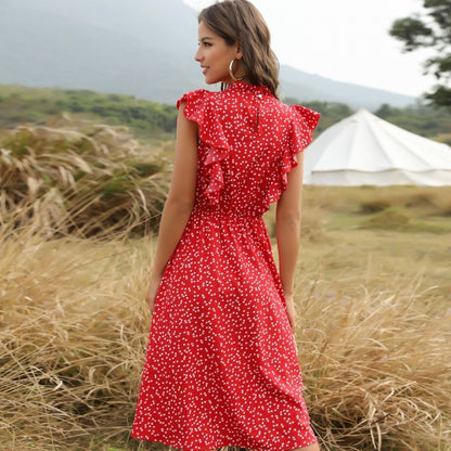 Women Summer Chiffon Long Dress