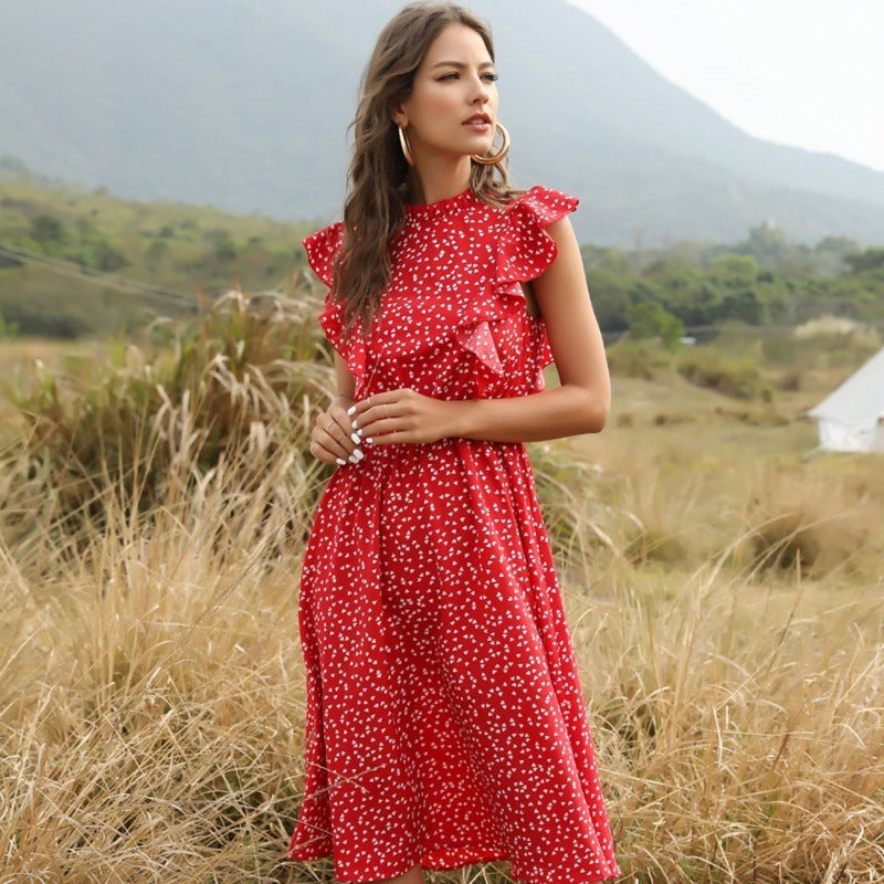 Women Summer Chiffon Long Dress