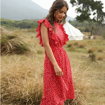 Women Summer Chiffon Long Dress