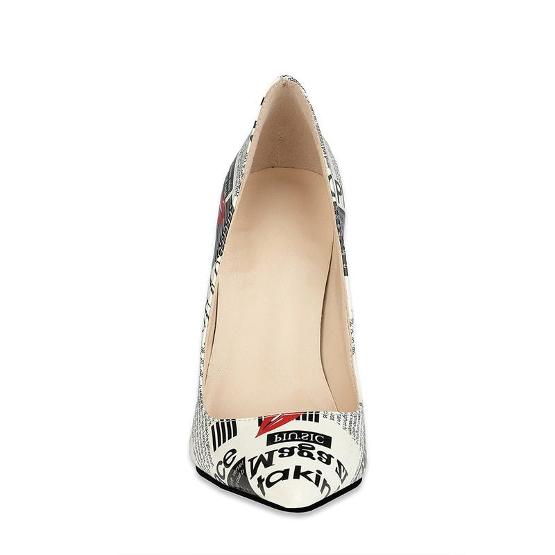Doodle fashion high heels