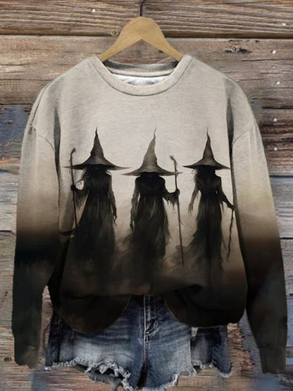 Halloween Horror Funny Women's Sweater