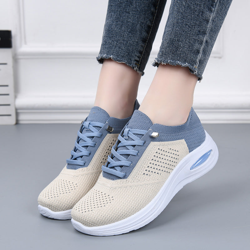 Breathable Mesh Surface Air Rocking Shoes