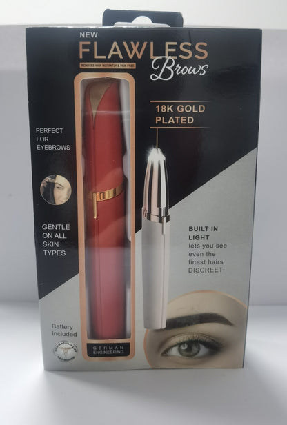 Mini Electric Eyebrow and Hair Remover with LED Light