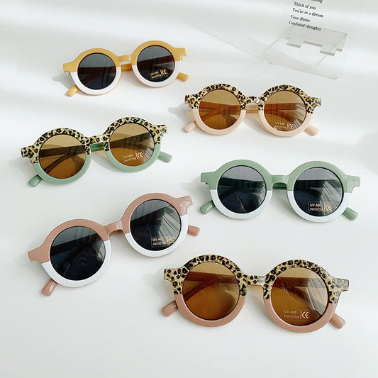 Children's Sunglasses Round Frame Sun Protection