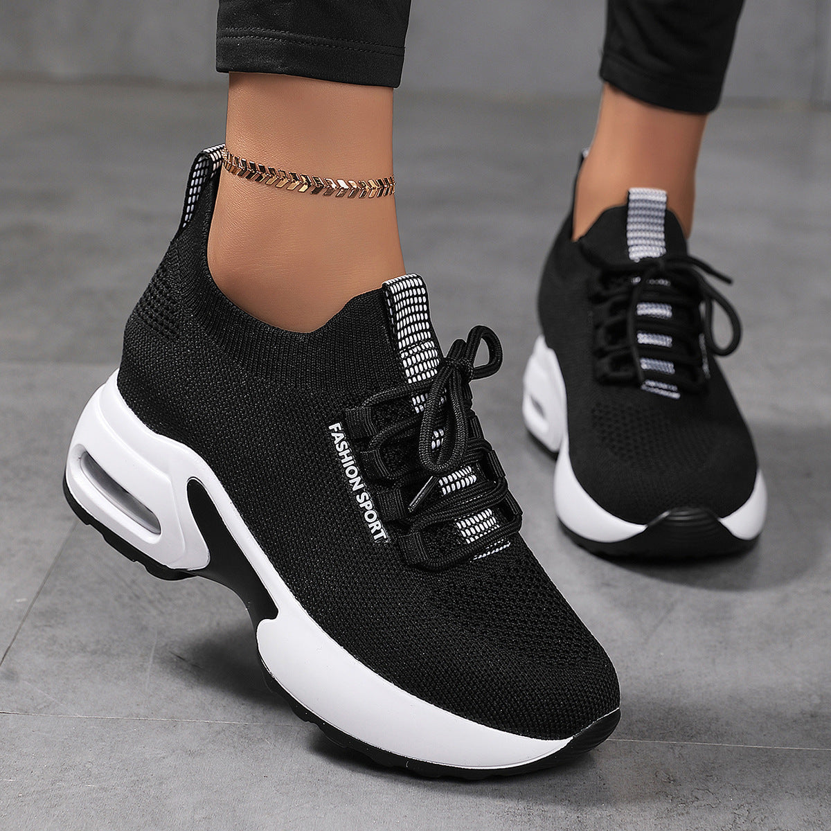 Fly-knit Women's Mesh Casual Shoes