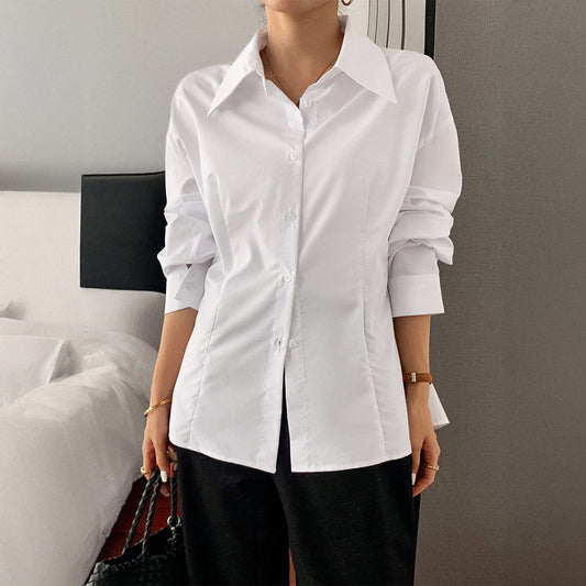 Casual Long Sleeve Button Top Shirt