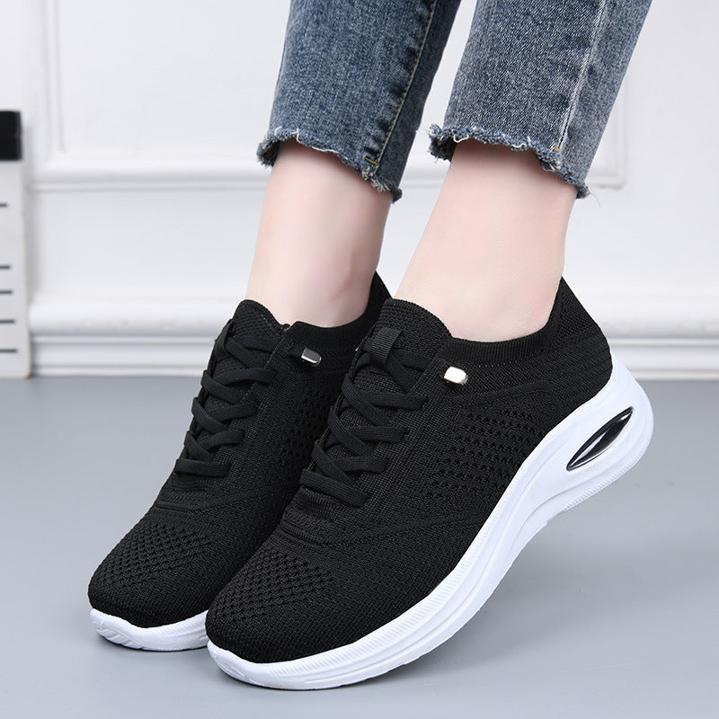 Breathable Mesh Surface Air Rocking Shoes