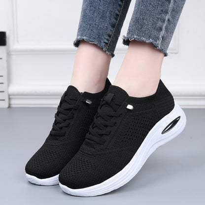 Breathable Mesh Surface Air Rocking Shoes