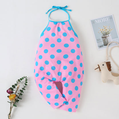 New Fashion Kids Baby Girls Strap Cotton Romper