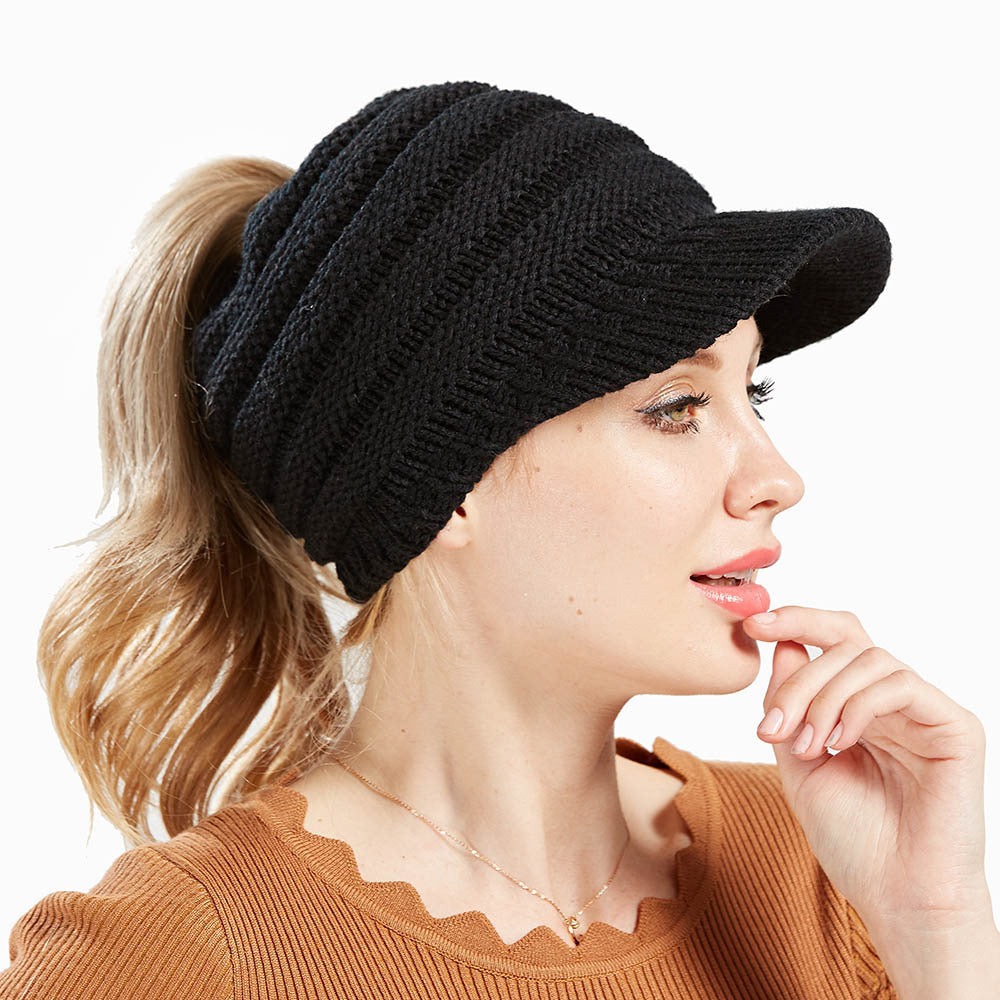 Women Ponytail Beanies