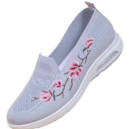 Women's Breathable Embroidery Soft Sole Shoes