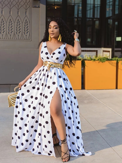 Sexy Dresses Plus Size Forked Club Dresses