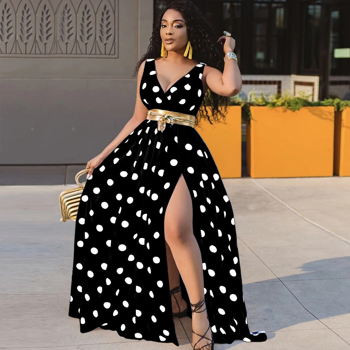 Sexy Dresses Plus Size Forked Club Dresses